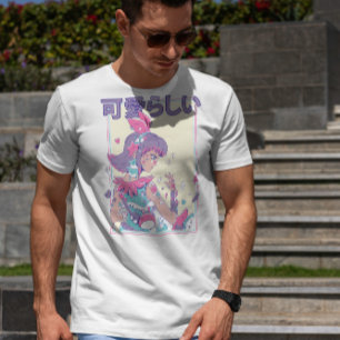 Cute Anime Girl met puistjes T-shirt