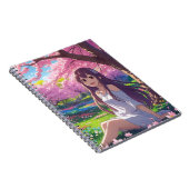 Cute Anime Girl Notitieboek (Rechterzijde)