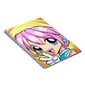 Cute Anime Girl Notitieboek (Rechterzijde)