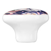 Cute Anime Girl onder een Cherry Blossom Tree Keramische Knop (Zijkant)