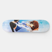 Cute anime girl persoonlijk skateboard (Horizontaal)