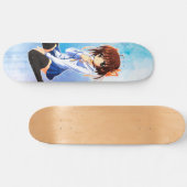 Cute anime girl persoonlijk skateboard (Horizontaal)