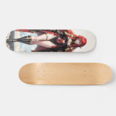 Cute Anime Girl Persoonlijk Skateboard (Horizontaal)