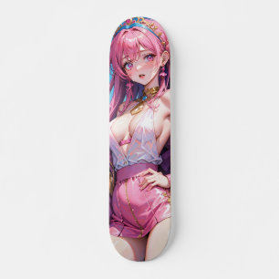 Cute Anime Girl Persoonlijk Skateboard