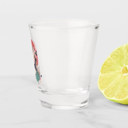 Cute Anime Girl Shot Glas (Rechts)