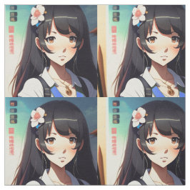 Cute Anime Girl Stof