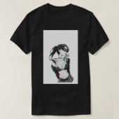 Cute anime girl waifu materiaal t-shirt (Design voorkant)
