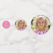 Cute Anime Girl's Ice Cream Birthday Party   Confetti (Achterkanten)