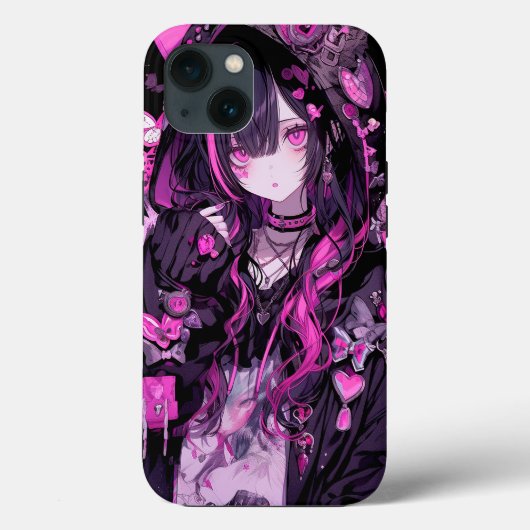 Cute Anime Gothic Girl Case-Mate iPhone Case (Achterkant)