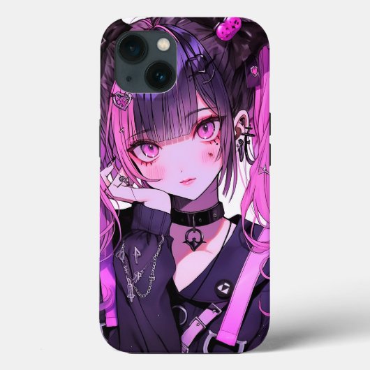 Cute Anime Gothic Girl Case-Mate iPhone Case (Achterkant)