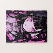 Cute Anime Gothic Girl Legpuzzel (Horizontaal)