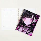 Cute Anime Gothic Girl Planner (Display)