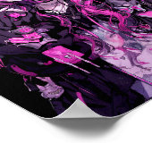 Cute Anime Gothic Girl Poster (Hoek)