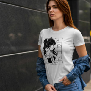Cute Anime Gothic Girl T-shirt