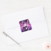 Cute Anime Gothic Girl Vierkante Sticker (Envelop)