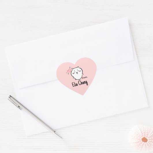 Cute anime hart sticker (Envelop)