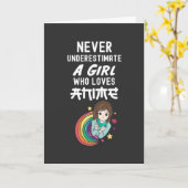 Cute Anime Kaarten Voor Baby Meisjes Kaiwaii Otaku (Gele Bloem)