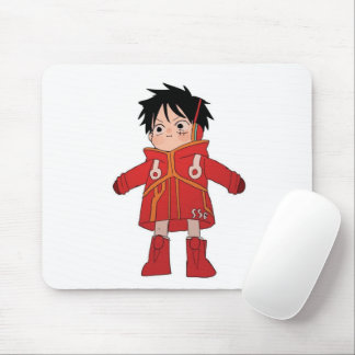 Cute Anime Luffy Karakter Gaming Muismat