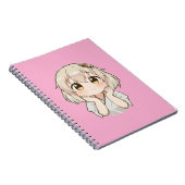 Cute Anime Meisje Notitieboek – Terug naar School  (Rechterzijde)