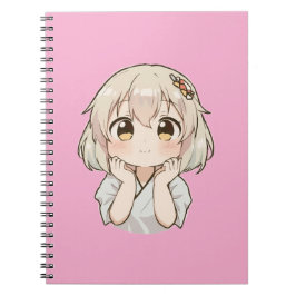 Cute Anime Meisje Notitieboek – Terug Naar School