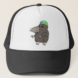 Cute Anime Mole Trucker Pet
