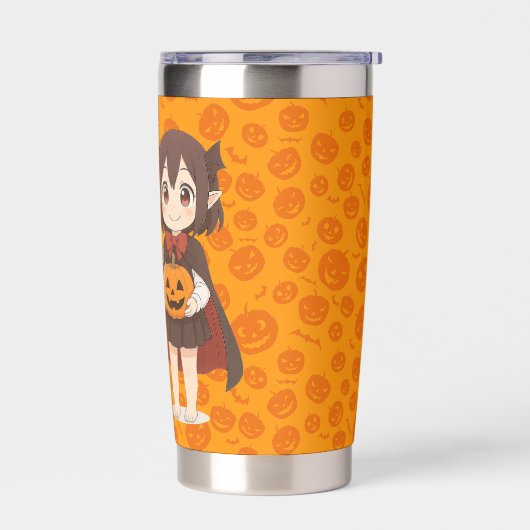 Cute anime mummy & vampire girls geïsoleerde drinkbeker (Links)