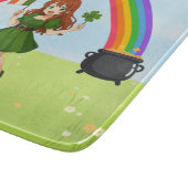 Cute anime redhead Saint Patrick's Day   Snijplank (Hoek)