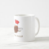 Cute Anime Soy Sauce "Ik ben soy happy!" Koffiemok (Voorkant rechts)