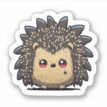 Cute Anime style Hedégel Sticker