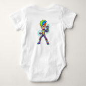 Cute Anime Superhero Baby Bodysuit - Colorful Cart (Achterkant)