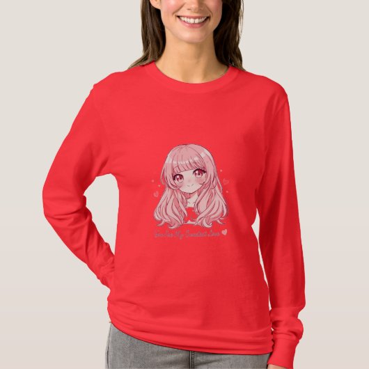 Cute Anime Valentijns Sweatshirt (Voorkant)