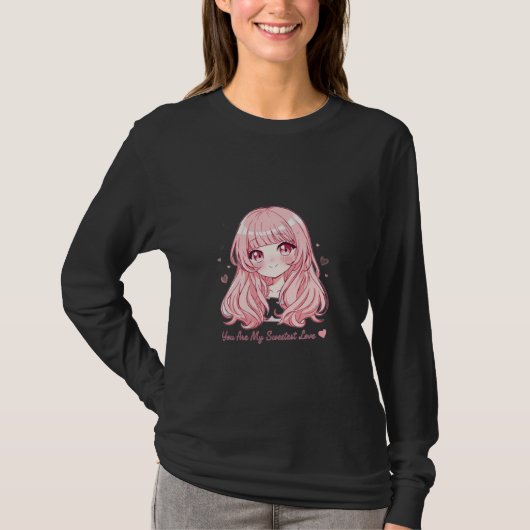 Cute Anime Valentijns Sweatshirt (Voorkant)