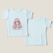 Cute Anime Valentijns Sweatshirt (Ontwerp Voorkant & Achterkant)