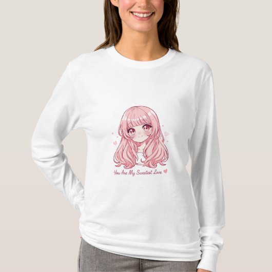 Cute Anime Valentine Sweatshirt (Voorkant)
