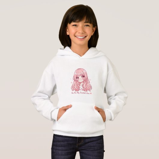 Cute Anime Valentine Sweatshirt (Voorkant volledig)