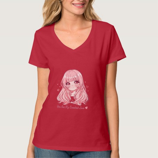Cute Anime Valentine Sweatshirt (Voorkant)