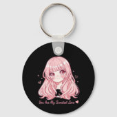 Cute Anime Valentine Sweatshirt Sleutelhanger (Voorkant)
