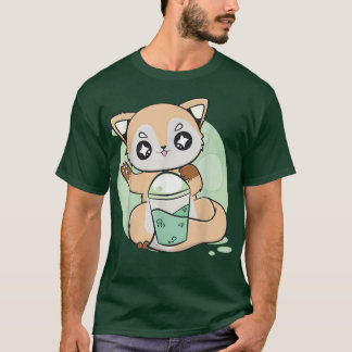 Cute Anime voor met Boba en parelmelkthee 529 T-shirt