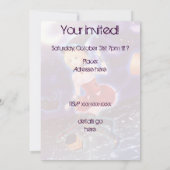 Cute anime witch girl met vliegende katten kaart (Achterkant)