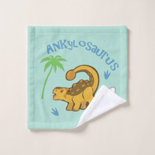 Cute Ankylosaurus Washandje