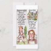 Cute Anne of Green Gables Quotes Gift Bladwijzer C Kaart (Voorkant)