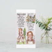 Cute Anne of Green Gables Quotes Gift Bladwijzer C Kaart (Staand voorkant)