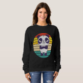 Cute Annoyed Panda Trui (Voorkant volledig)