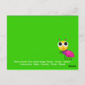 Cute Ant & Citiship Briefkaart (Achterkant)