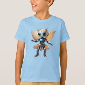 Cute Ant Girl Dancing Robot Pixie T-shirt (Voorkant)