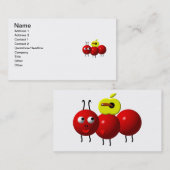 Cute Ant met Apple Visitekaartje (Voorkant / Achterkant)