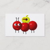 Cute Ant met Apple Visitekaartje (Achterkant)