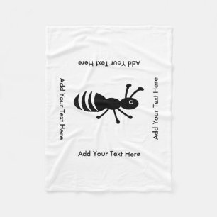 Cute Ant of Termite Funny Pest Control Fleece Deken