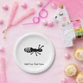Cute Ant of Termite Funny Pest Control Papieren Bordje (Feest)