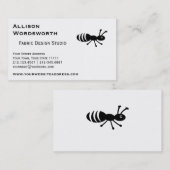 Cute Ant of Termite Funny Pest Control Visitekaartje (Voorkant / Achterkant)